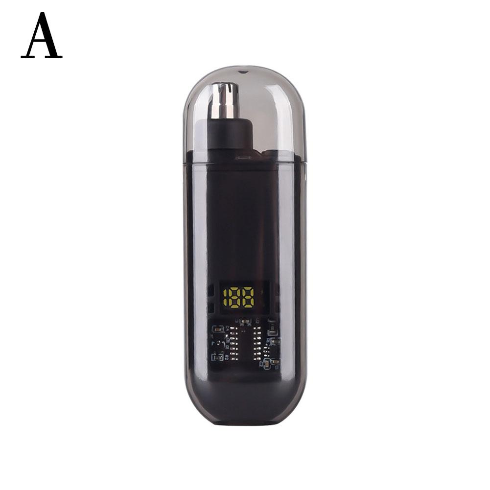 

Необходимый уход: Портативный электрический триммер для носа и ушей - с зарядкой от USB для мужчин и женщин чёрный