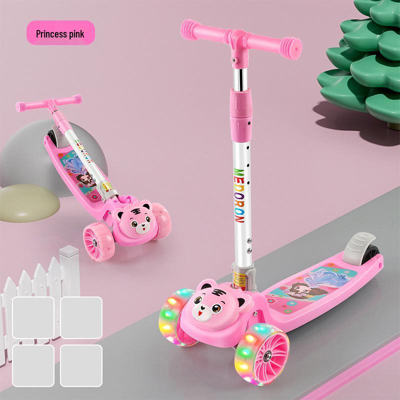 3-in-1 Children's Scooter with Seat for Ages 1-12, Suitable for Boys and Girls