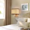 European LED Wall Lamp: Wooden Craft Bedside Light for Hotel or Bedroom