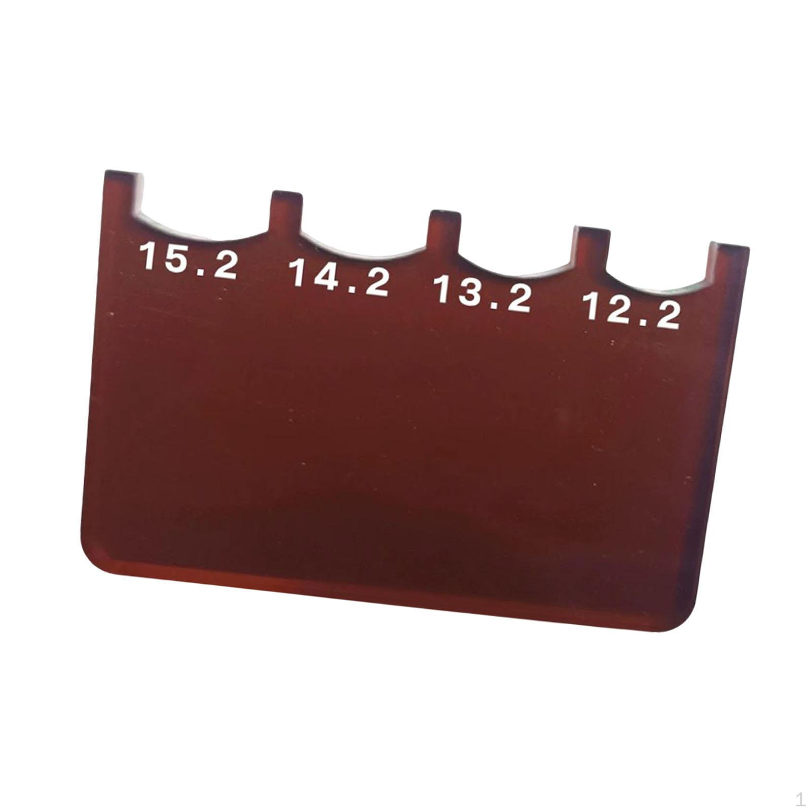 

Billiard Cue Tip Gauge ,Acrylic,Checker ,Billiard ,Curvature Measuring Instrument for Pool