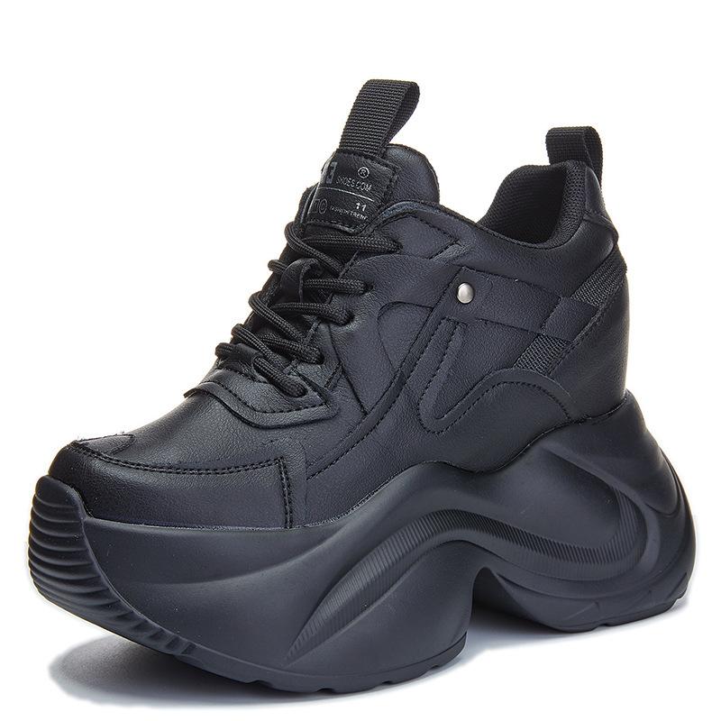 Inner Height Increase New Breathable Dad Shoes Platform Mesh Small Sports and Leisure Shoes