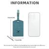 Name Luggage Tags Airplane Suitcase Tag Address Label Boarding Pass Tag Pu Luggage Tag  Male