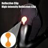 Clipe Magnético Refletor Refletor de Segurança Noturna Clipe Refletor Noturno para Caminhada Ciclismo Corrida Acessórios de Segurança