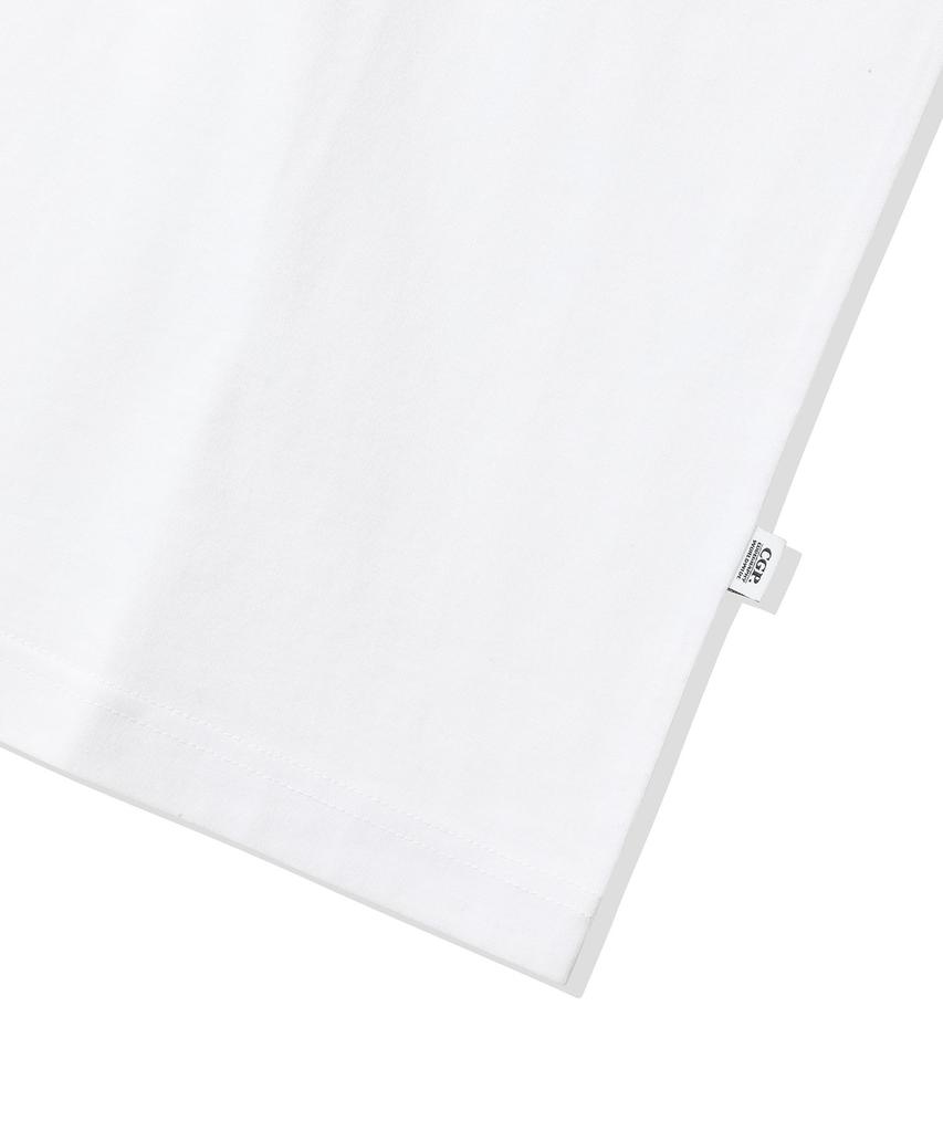 CGP Square Logo Picnic Short Sleeve T-Shirt - White