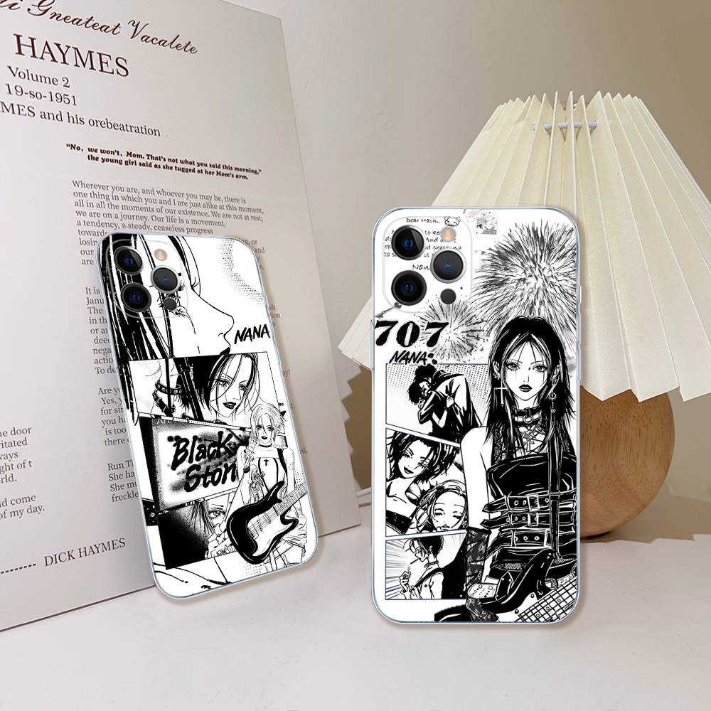 Comics Oosaki Nana Phone Case For iPhone 17 16 15 14 11 12 13 Mini Pro XS Max Plus Funda Shell