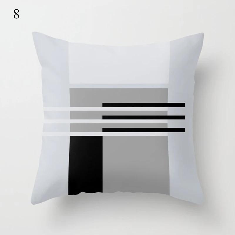 Grey series family pillowcase square  home office cushion cover