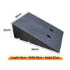Non-Slip Plastic Curb Ramp for Cars and Stairs