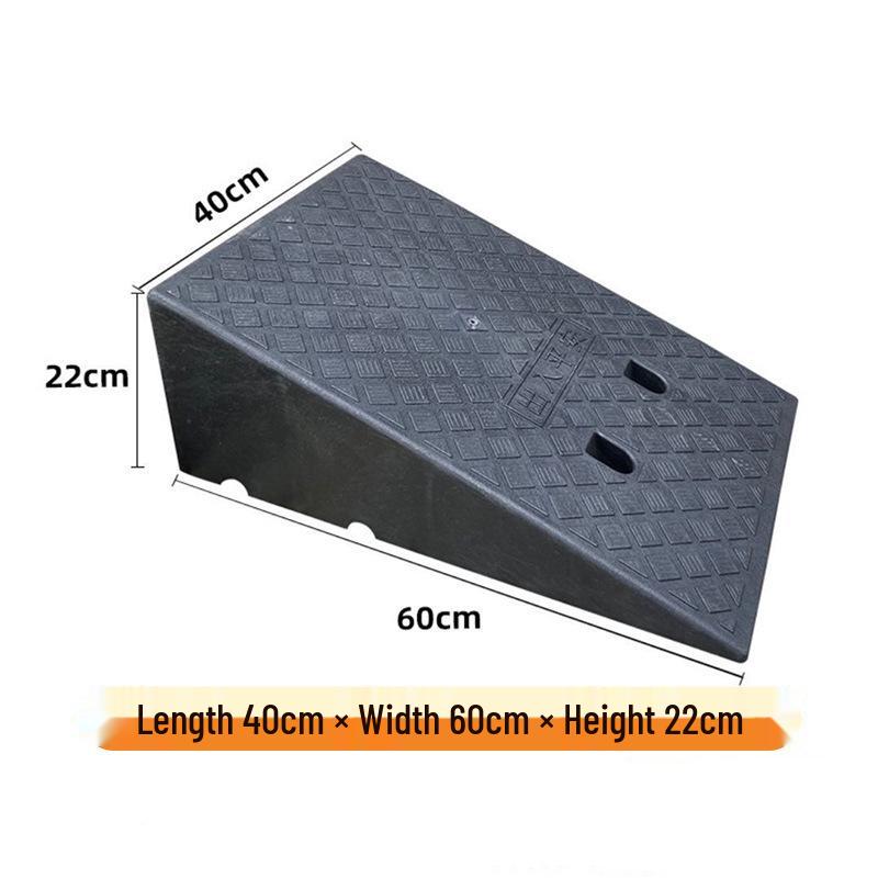 Non-Slip Plastic Curb Ramp for Cars and Stairs