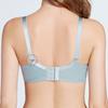 Intimo da allattamento in puro cotone arricciato anti-cedimento Abbigliamento post-parto per l'allattamento Reggiseno da maternità sottile a taglia grande con apertura frontale per primavera ed estate