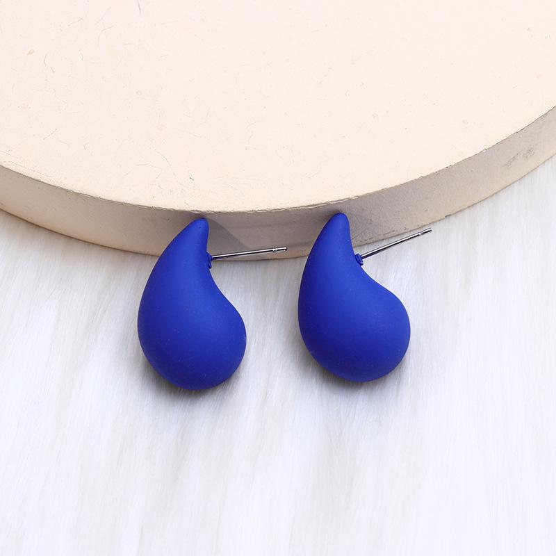 Plump Water Drop Acrylic Dangle Earrings - Simple & Fashionable Jewelry for Women