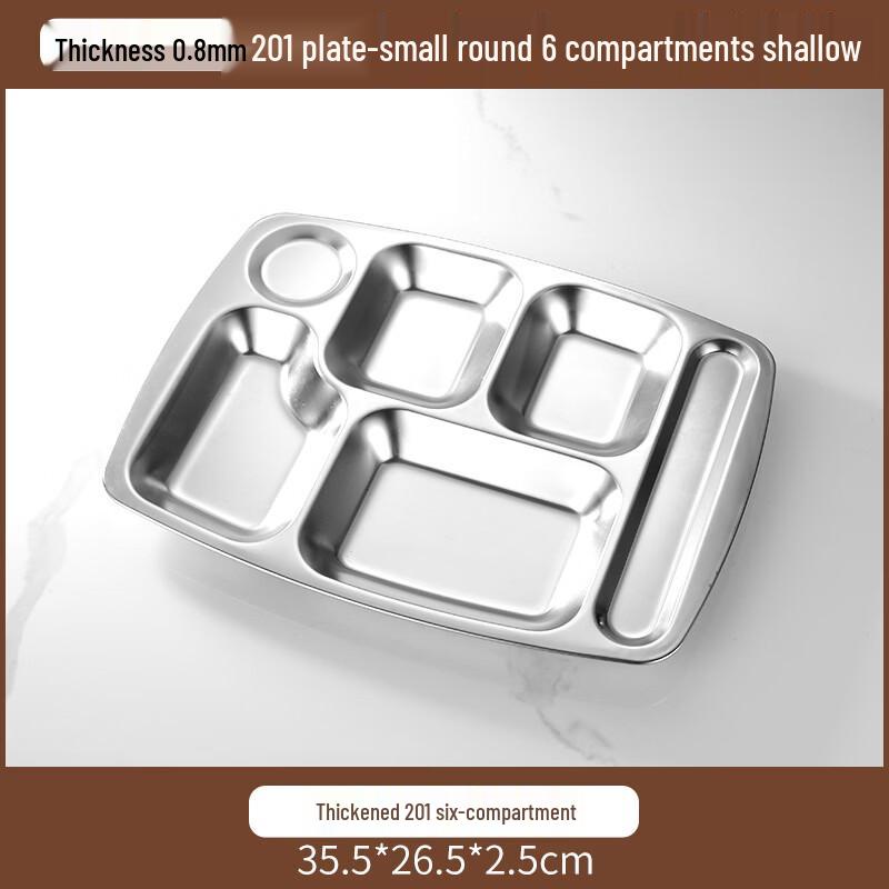 

Yipan 304 Stainless Steel Divided Dinner Plate