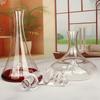 Handcrafted Wine Decanter Featuring an Ice Mountain Motif, Perfect for Aerating Red Wine Without The Need for Electricity