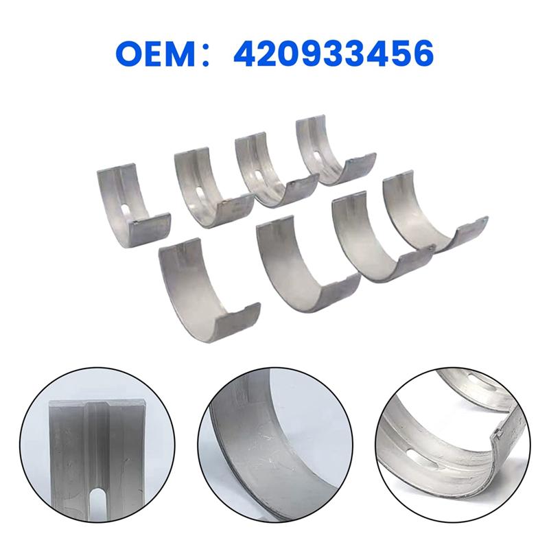 A03E-8Pcs For Jetski SEADOO 4 TEC GTX, GTI RXP RXT Sea Doo Gti 130 155 185 215 155 260 MAIN BEARING KIT 1503 420933456