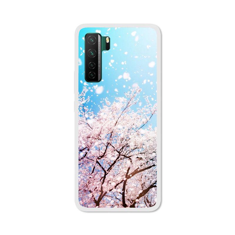 Cover Mixroom Per Huawei P40 | Custodia In TPU Silicone Morbido Con Stampa Musicassetta Vintage Floreale M715 | Antigraffio E Antiurto