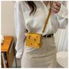 Women'S Triangle And Square Cheese Shaped Mini Pu Leather Bags Cute Earphone Lipstick Purses Handbags Crossbody Shoulder Bag