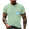 Herren Vintage Stil Grafikdruck Kurzarm T-Shirt Lockerer Schnitt Lässig Sommer Tägliches Oberteil für Outdoor-Aktivitäten und Freizeit