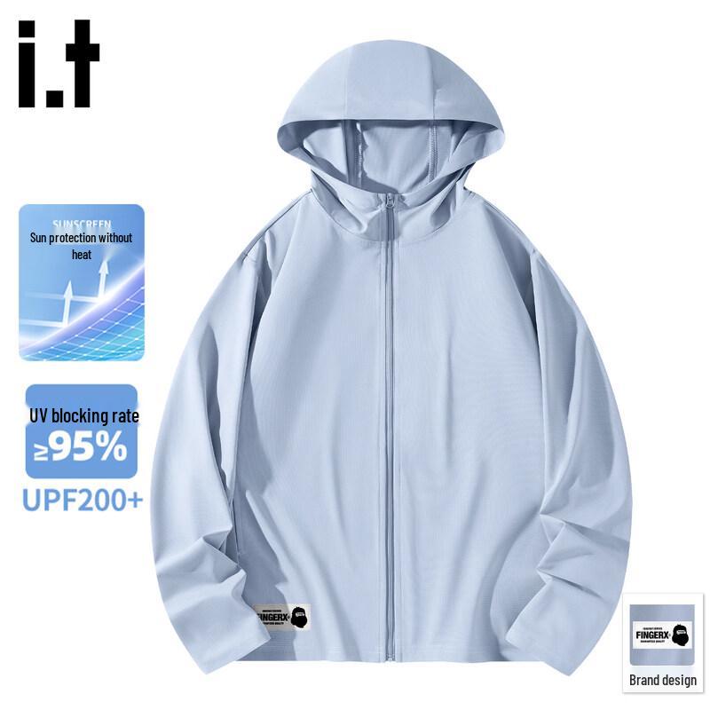 Men s Lightweight Hooded Ice Silk Sun Protection Jacket 3XL