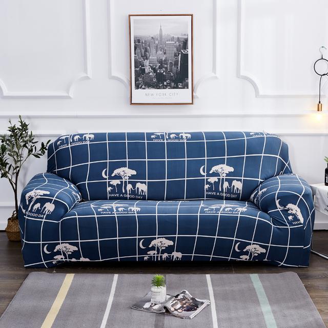 Christmas Decoration Stretch Sofa Furniture Cover Slipcovers Elastic Couch Case Different Shape Living Sofa Loveseat Chair L -Style Sofa Furniture