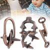 Puzzle Toy Children Adults Anti Stress Wear Resistant Educational Puzzle Lock Toy Set