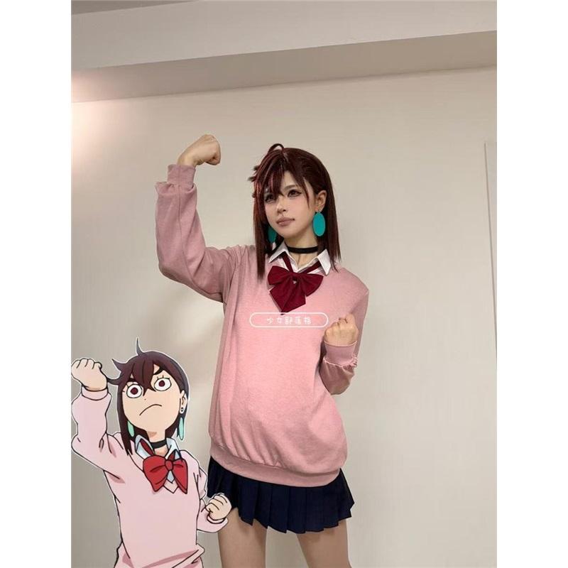 Momo Ayase Cosplay Costume Anime Dan Da Dan Perruque Cos Costume Écolière Uniforme Jupe Tenues Féminines