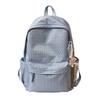 Karrierten Rucksack Große Kapazität Schülertasche Damen Reise Rucksack