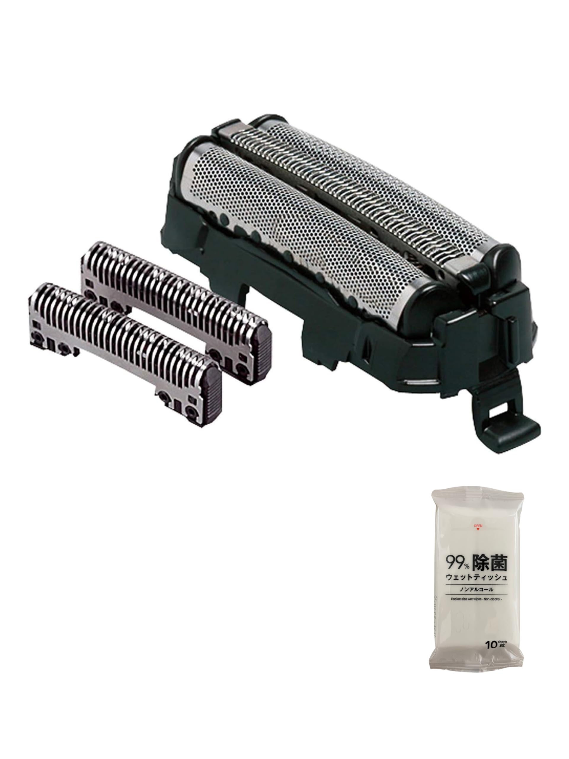 

ES9013 Replacement Blades and Outer Blade for Shaver Disinfecting Wipes (Inner Set) [Authentic] Bonus