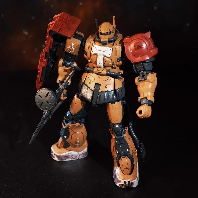 HG 1/144 MS-06F Zaku II F Type Solari RFV 254 Requiem For Vengeance Assembly Model Kit Gunpla Action Figure Anime Mecha Toy Gift
