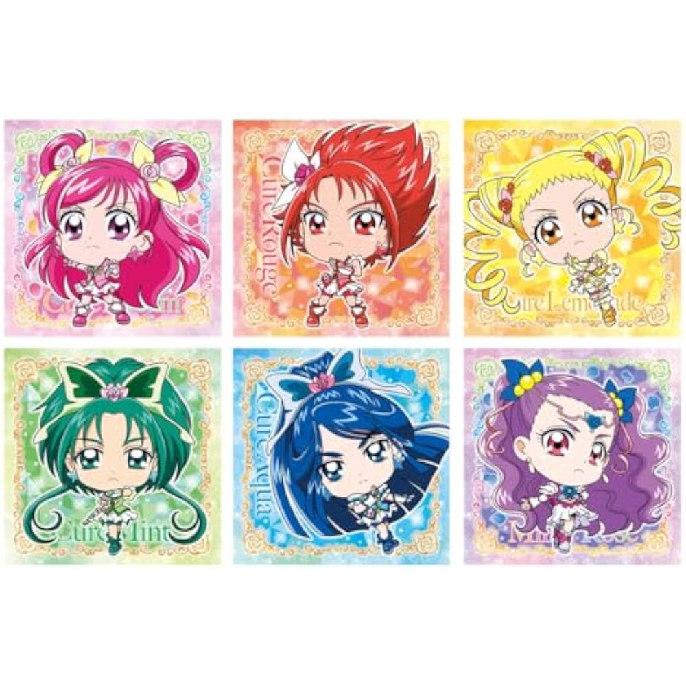 Bandai (BANDAI) Nippon Pretty Cure All Stars Seal Wafers 2 Vanilla Cream Flavored Wafers Shokugi ...