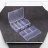 1Pcs Partitions Adjustable Handicraft Parts Classification Box Multi‑Lattice Transparent Storage Box Convenient To Use