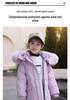2024 Mid-Length Girls' Thick White Duck Down Jacket - Korean Style Warm Winter Outerwear