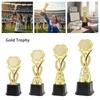 Gold Color Gold Trophy 20.5/23.5/26.5/27.5 CM Plastic Trophy Creative Award Cup  Ceremony