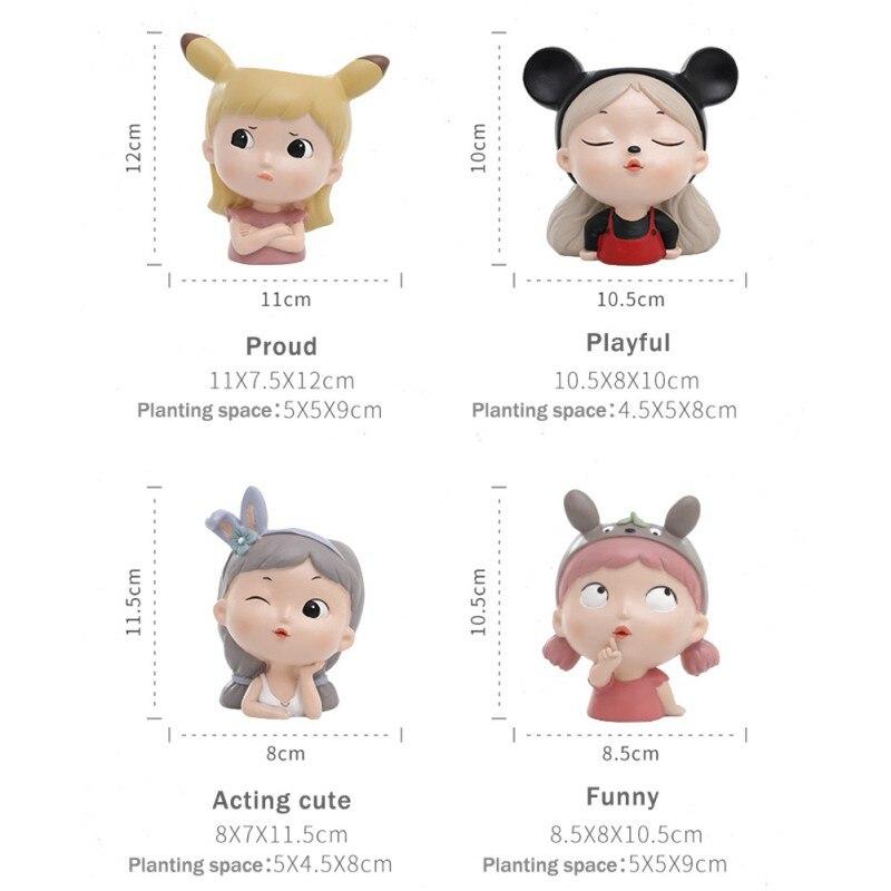 Garden Ceramic Planting Pots Handmade Desktop Modeling Flower Pot