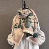 Luxury Autumn Winter Cashmere Scarf Women  Design Warm Pashmina Blanket Poncho Scarves Female Shawl Thick Foulard Bufanda