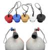 Dive Tank Cover with Cord Scubas Diving Tank Valves Threaded Cover Dust Plug Cap
