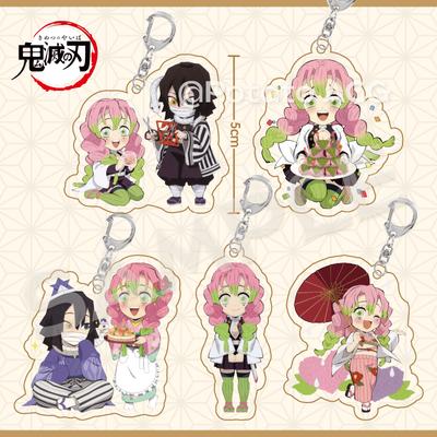 Colgante Llavero Anime Demon Slayer Kimetsu No Yaiba Kamado Tanjirou Doble Cara HD Colgante de Bolsa Regalo Para Fans Accesorios Cosplay Regalo de Joyería