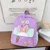 Backpack Cartoon Rabbit Ith Soft Nylon Fabric And Animal Print Children For