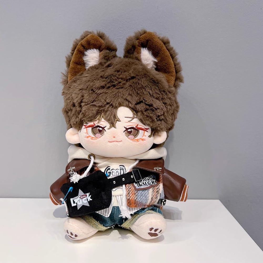niannyyhouse Ripped Vintage Cool 20cm Plush Cotton Hoodie, Jacket, Jeans, Backpack, Glasses, Shoes, Suit, 10cm, 15cm, Clothes, Doll, Accessories,