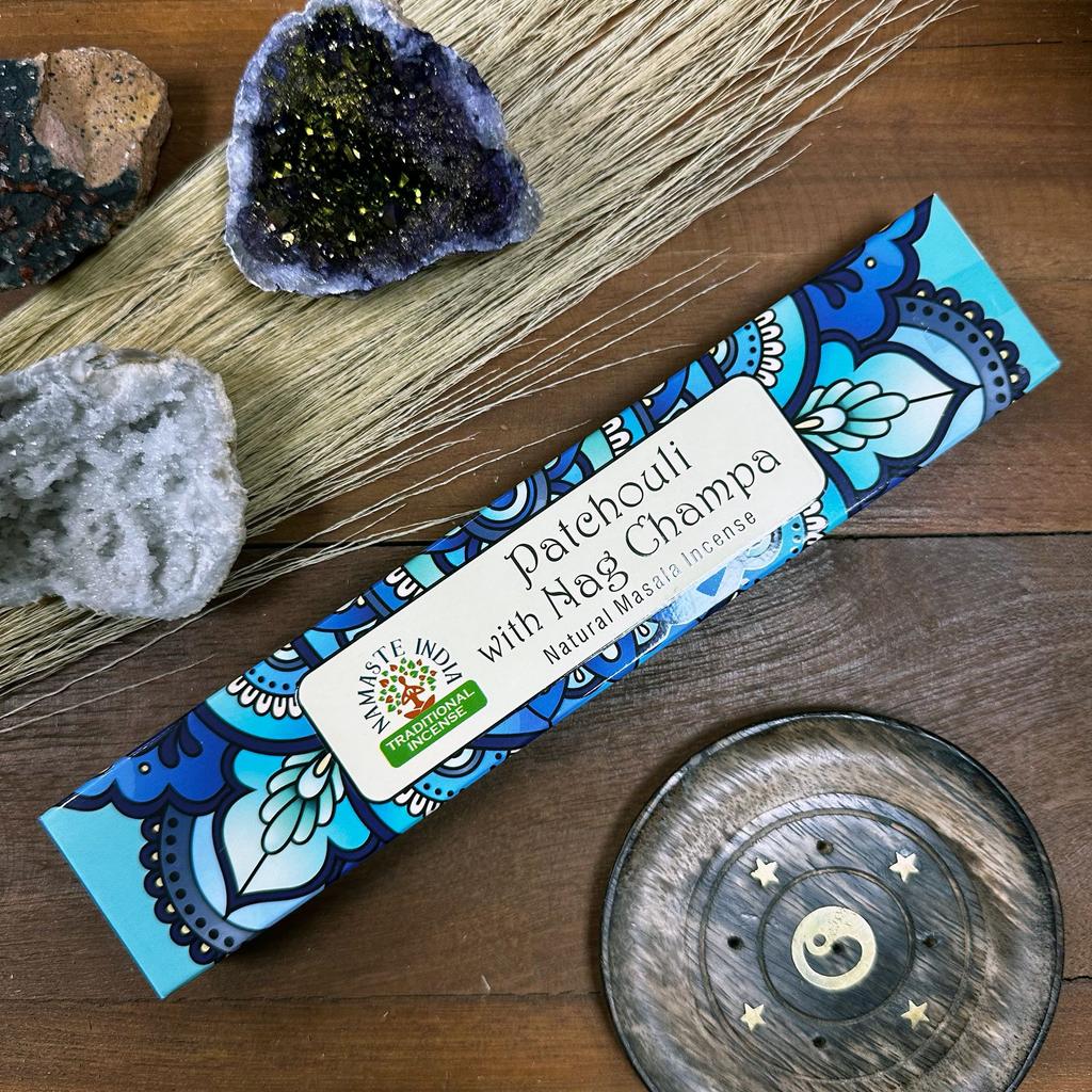 6x Nag Champa Patchouli Masala Incense Sticks Namaste