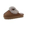 Warm Edge Suede Thickened Bag Head Cotton Slippers Women's Autumn and Winter New Thick Bottom Plush Home Cotton Mop