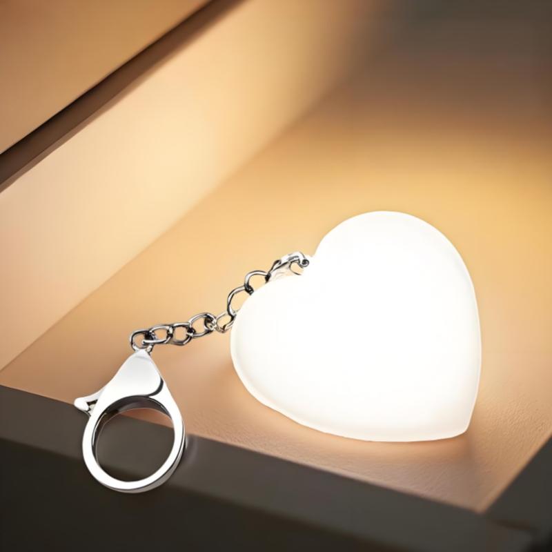 Touch Sensitive Glowing Heart Shape Light Led Automatic Sensing Purse Light Touch Activated Handbag Light Handbag Night Light
