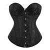 Women's  Sexy LaceBack Zip Corset Top Bustier G-string Body Shapewear