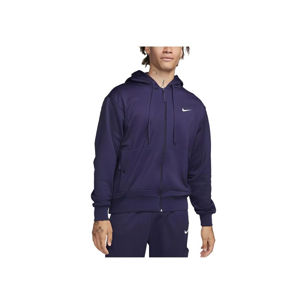Nike Solid Color Logo Hoodie Men Sweatshirt Purple FB7115-555