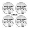 4pcs Car Wheel Hub Center Caps 56mm 60mm 68mm 65mm  For Rim Cover Auto OZ Logo Badge Emblem Exterior Styling Accessories