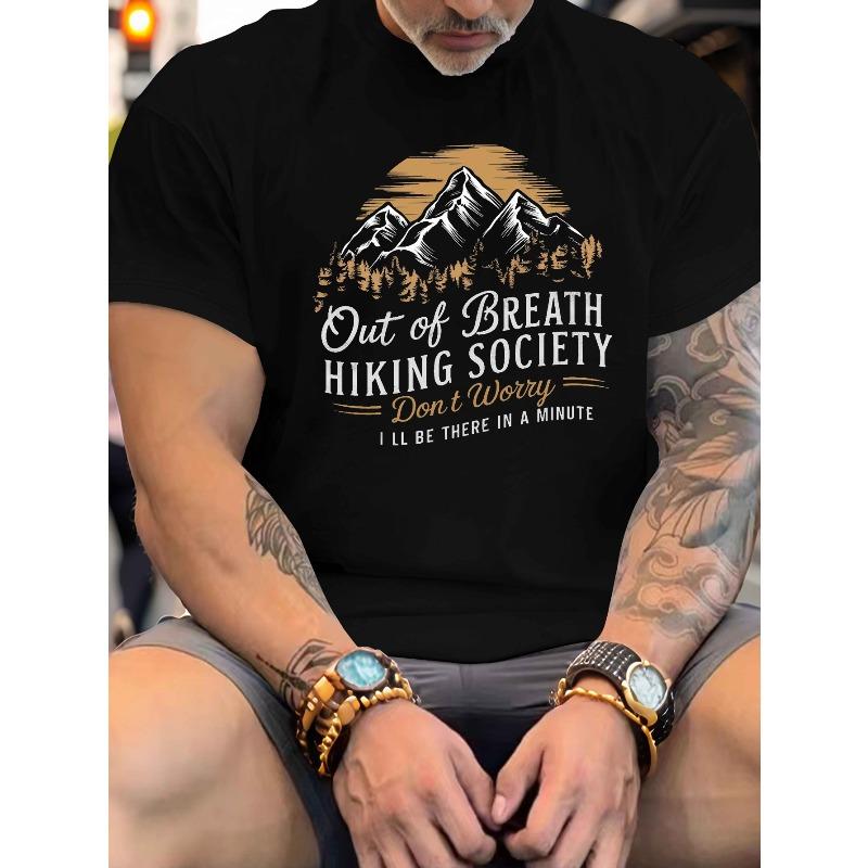 European sizes Men S Plus Size Casual T-Shirt,100% Knit Fabric, Crew Neck, Geometric-Pattern, Regular Fit S чёрный