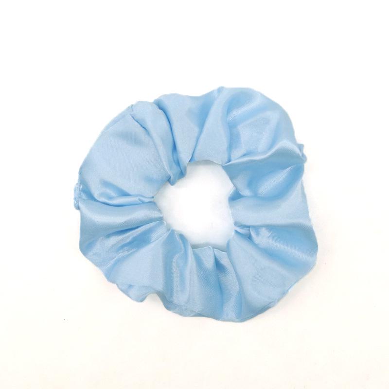 Vintage French Satin Silk Hair Tie - Retro Versatile Accessory