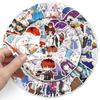 50 Frieren: Beyond Journey's End Anime Stickers - Personalized Cartoon Decor for Phone Cases & Suitcases