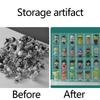 1/5/120pcs-Blind box display rack, doll storage rack,transparent storage box, suitable for toys, assembly storage display series