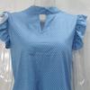 Canotta estiva da donna con volant elegante senza maniche, lacci, fiocco, top casual, canotta sexy con volant estivi