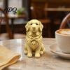Dog Shape Decor 3D Printed Figurine Mini Bow Tie Collectible Statue Industrial