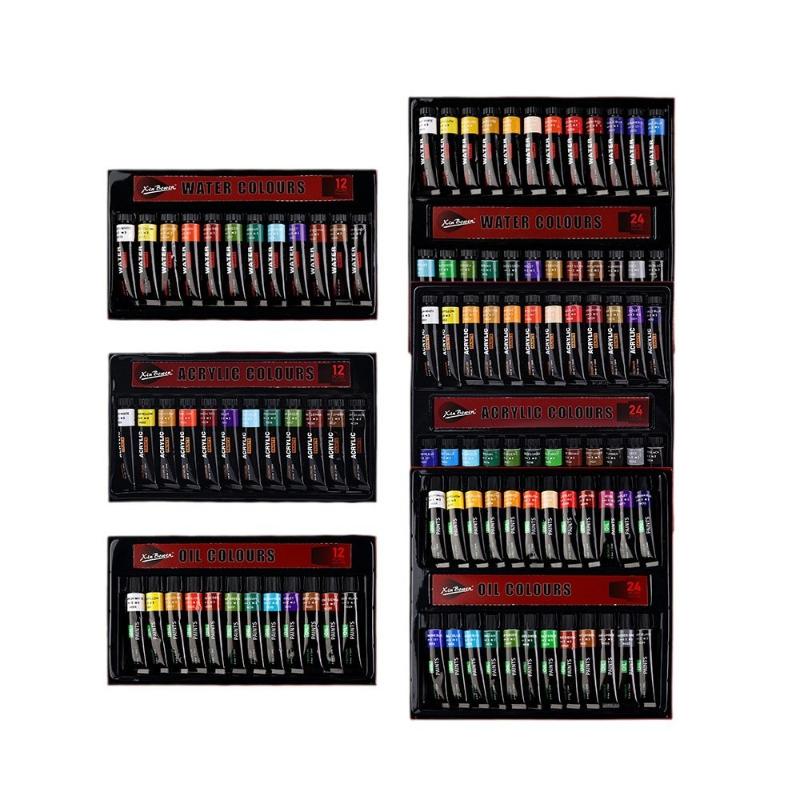 Oil Painting Pigment Set Special Watercolor Acrylic Aluminum Tube Painting Pigment for Art Students